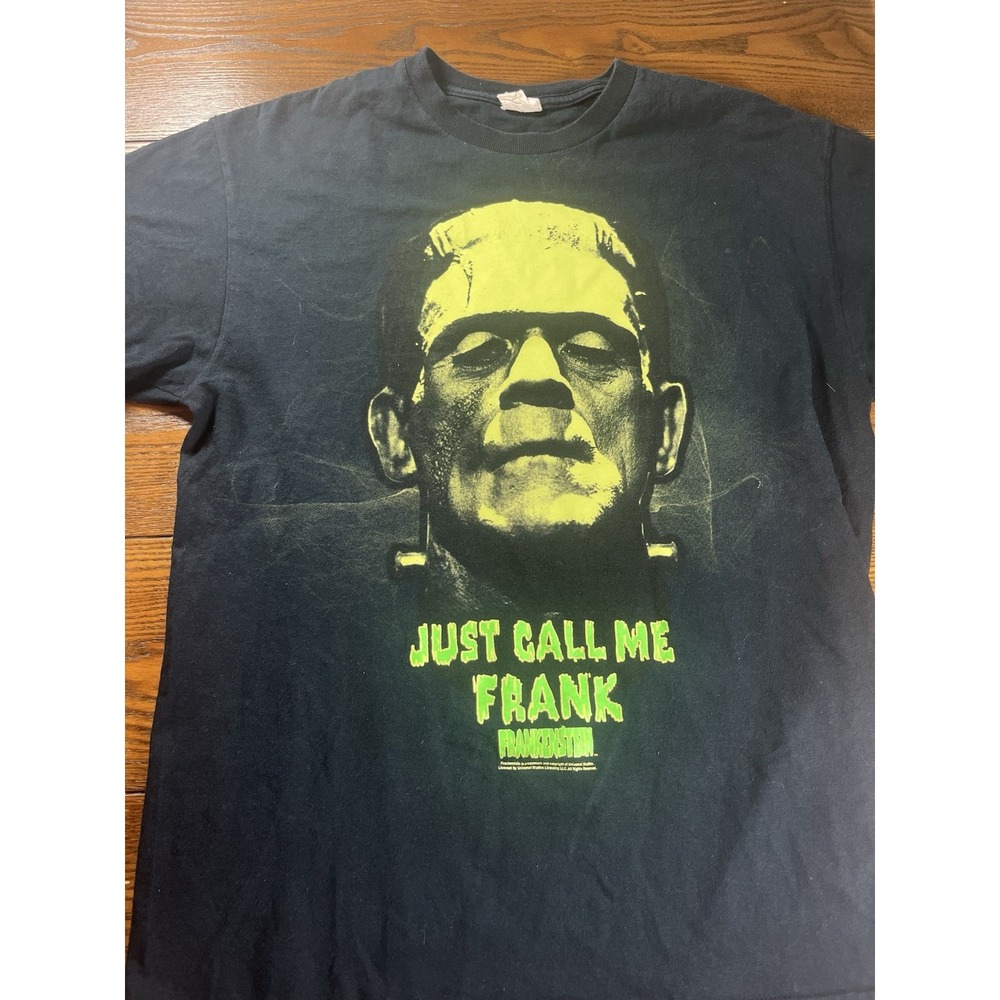 Frankenstein - "Just Call Me Frank" - Black Shirt - Universal Studios - Medium